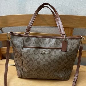 Coach Tote Bag in Signature Canvas